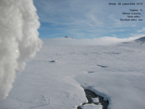 Luční bouda - Luční bouda, pramen Bílého Labe - 28.1.2026 v 10:15