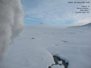 Luční bouda - Luční bouda, pramen Bílého Labe - 28.1.2026 v 10:45