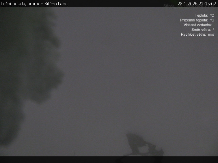 Luční bouda - Luční bouda, pramen Bílého Labe - 28.1.2026 v 21:15