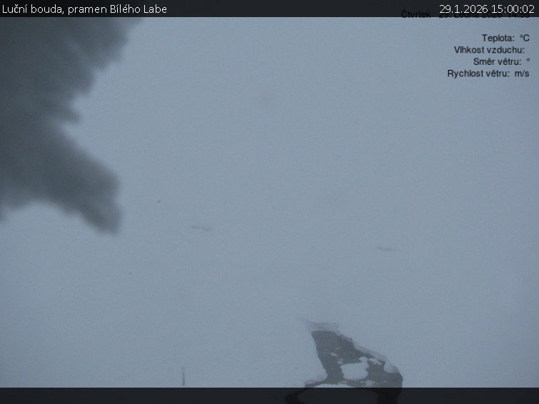 Luční bouda - Luční bouda, pramen Bílého Labe - 29.1.2026 v 15:00