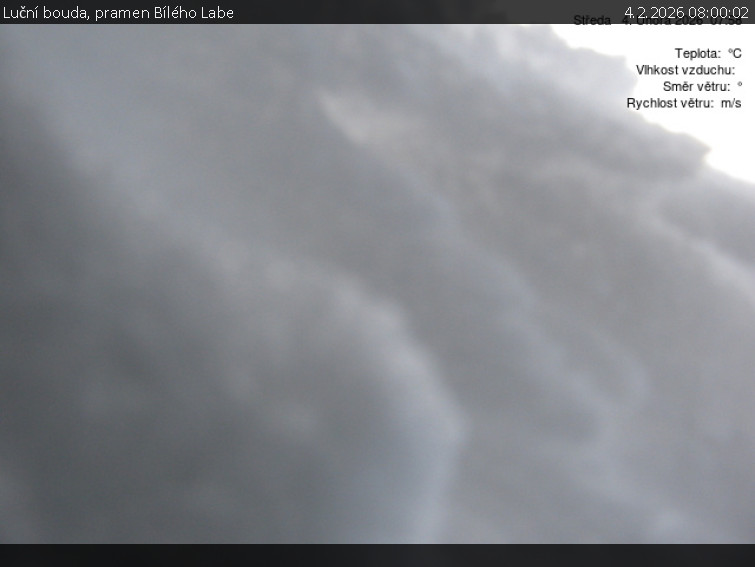 Luční bouda - Luční bouda, pramen Bílého Labe - 4.2.2026 v 08:00
