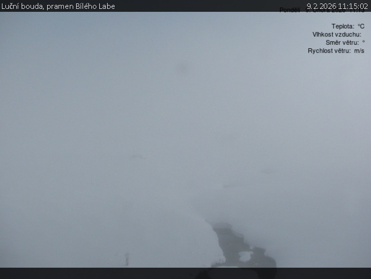 Luční bouda - Luční bouda, pramen Bílého Labe - 9.2.2026 v 11:15