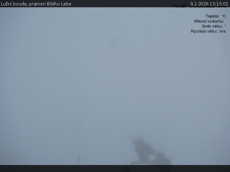 Luční bouda - Luční bouda, pramen Bílého Labe - 9.2.2026 v 13:15