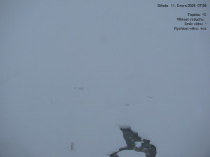 Luční bouda - Luční bouda, pramen Bílého Labe - 11.2.2026 v 08:00