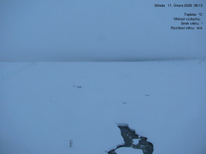 Luční bouda - Luční bouda, pramen Bílého Labe - 11.2.2026 v 08:15