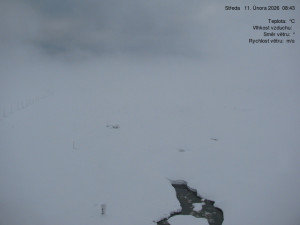 Luční bouda - Luční bouda, pramen Bílého Labe - 11.2.2026 v 08:45