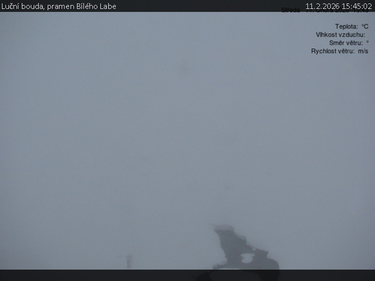 Luční bouda - Luční bouda, pramen Bílého Labe - 11.2.2026 v 15:45