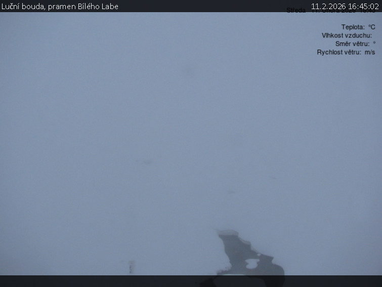 Luční bouda - Luční bouda, pramen Bílého Labe - 11.2.2026 v 16:45