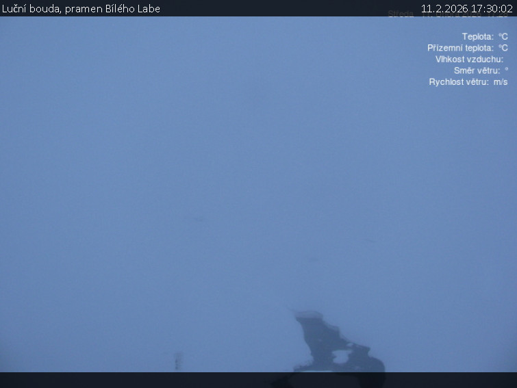 Luční bouda - Luční bouda, pramen Bílého Labe - 11.2.2026 v 17:30
