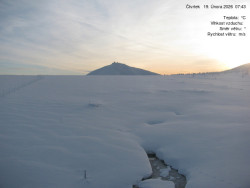 Luční bouda, pramen Bílého Labe