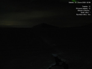 Luční bouda - Luční bouda, pramen Bílého Labe - 21.2.2026 v 03:00