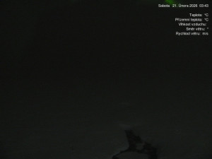 Luční bouda - Luční bouda, pramen Bílého Labe - 21.2.2026 v 03:45 Luční bouda - Luční bouda, pramen Bílého Labe - 21.2.2026 v 03:45