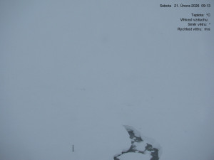 Luční bouda - Luční bouda, pramen Bílého Labe - 21.2.2026 v 09:15