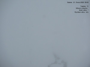 Luční bouda - Luční bouda, pramen Bílého Labe - 21.2.2026 v 09:45 Luční bouda - Luční bouda, pramen Bílého Labe - 21.2.2026 v 09:45