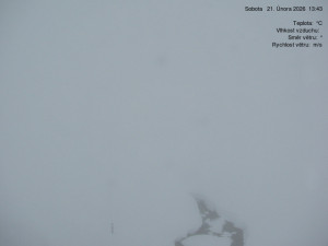 Luční bouda - Luční bouda, pramen Bílého Labe - 21.2.2026 v 13:45