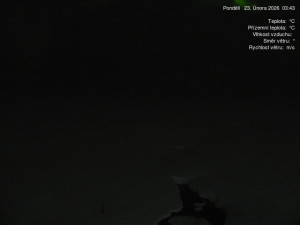 Luční bouda - Luční bouda, pramen Bílého Labe - 23.2.2026 v 03:45