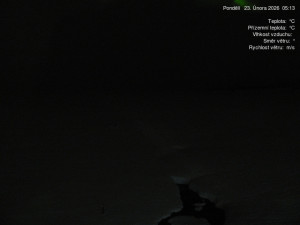 Luční bouda - Luční bouda, pramen Bílého Labe - 23.2.2026 v 05:15 Luční bouda - Luční bouda, pramen Bílého Labe - 23.2.2026 v 05:15