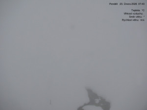 Luční bouda - Luční bouda, pramen Bílého Labe - 23.2.2026 v 07:45