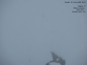 Luční bouda - Luční bouda, pramen Bílého Labe - 23.2.2026 v 09:15 Luční bouda - Luční bouda, pramen Bílého Labe - 23.2.2026 v 09:15