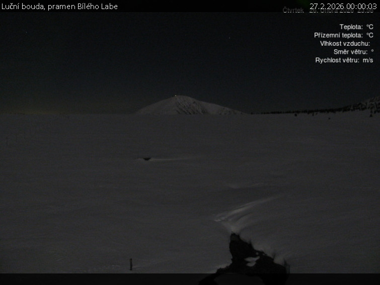 Luční bouda - Luční bouda, pramen Bílého Labe - 27.2.2026 v 00:00