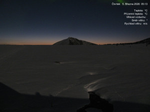 Luční bouda - Luční bouda, pramen Bílého Labe - 5.3.2026 v 05:15