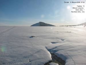 Luční bouda - Luční bouda, pramen Bílého Labe - 5.3.2026 v 07:45