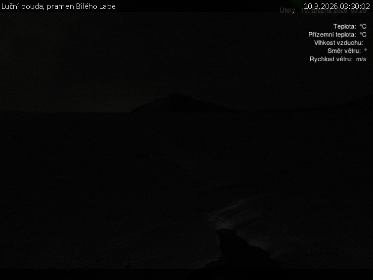 Luční bouda - Luční bouda, pramen Bílého Labe - 10.3.2026 v 03:30