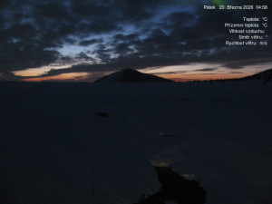 Luční bouda - Luční bouda, pramen Bílého Labe - 20.3.2026 v 05:00 Luční bouda - Luční bouda, pramen Bílého Labe - 20.3.2026 v 05:00