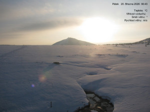 Luční bouda - Luční bouda, pramen Bílého Labe - 20.3.2026 v 06:45