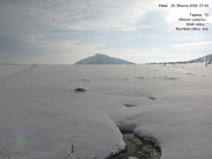 Luční bouda - Luční bouda, pramen Bílého Labe - 20.3.2026 v 07:45