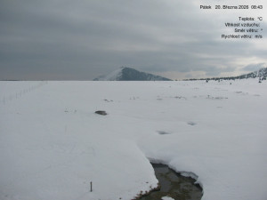 Luční bouda - Luční bouda, pramen Bílého Labe - 20.3.2026 v 08:45