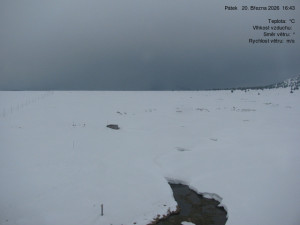 Luční bouda - Luční bouda, pramen Bílého Labe - 20.3.2026 v 16:45 Luční bouda - Luční bouda, pramen Bílého Labe - 20.3.2026 v 16:45