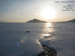 Luční bouda - Luční bouda, pramen Bílého Labe - 23.3.2026 v 06:45