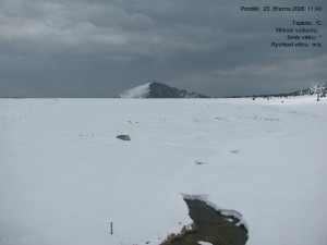 Luční bouda - Luční bouda, pramen Bílého Labe - 23.3.2026 v 11:45