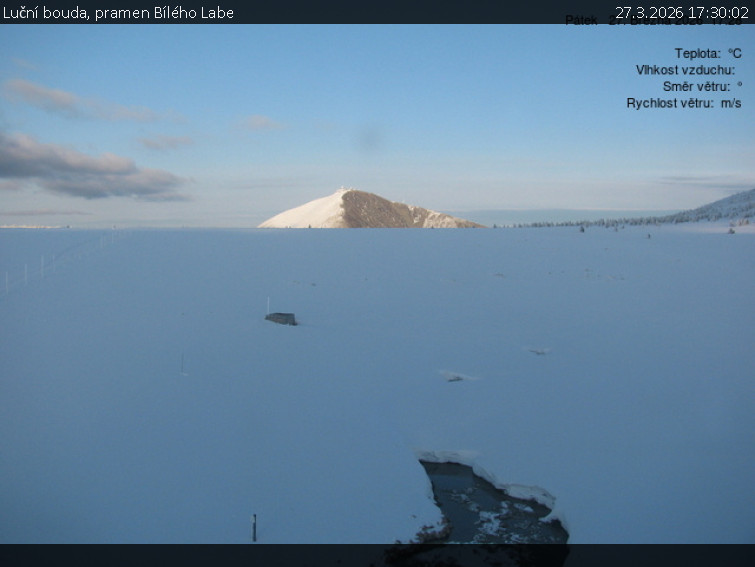 Luční bouda - Luční bouda, pramen Bílého Labe - 27.3.2026 v 17:30