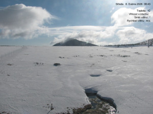 Luční bouda - Luční bouda, pramen Bílého Labe - 8.4.2026 v 08:45