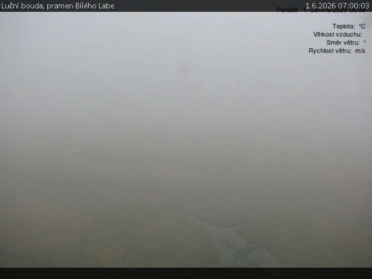 Luční bouda - Luční bouda, pramen Bílého Labe - 1.6.2026 v 07:00