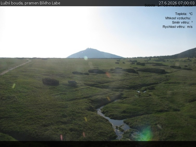 Luční bouda - Luční bouda, pramen Bílého Labe - 27.6.2026 v 07:00