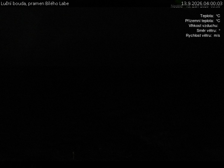 Luční bouda - Luční bouda, pramen Bílého Labe - 13.9.2026 v 04:00