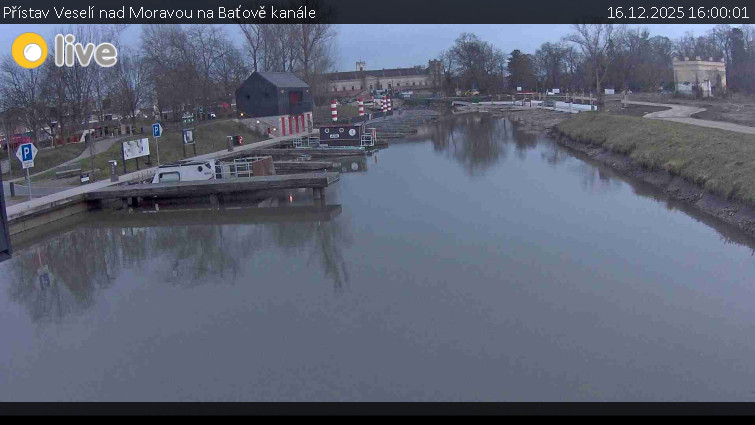 Baťův kanál - Přístav Veselí nad Moravou na Baťově kanále - 16.12.2025 v 16:00