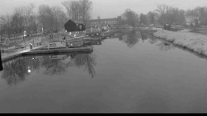 Baťův kanál - Přístav Veselí nad Moravou na Baťově kanále - 19.12.2025 v 07:15