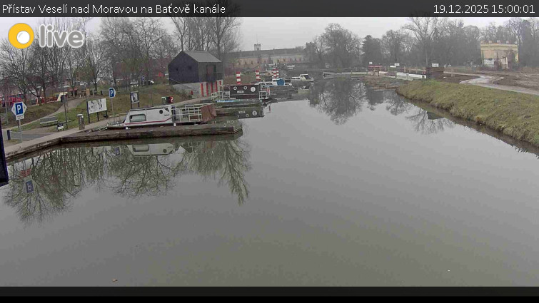 Baťův kanál - Přístav Veselí nad Moravou na Baťově kanále - 19.12.2025 v 15:00