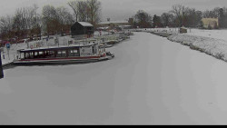 Přístav Veselí nad Moravou na Baťově kanále