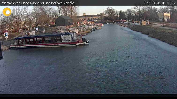 Baťův kanál - Přístav Veselí nad Moravou na Baťově kanále - 27.1.2026 v 16:00