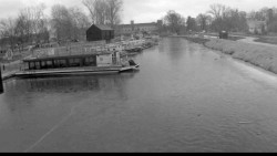 Přístav Veselí nad Moravou na Baťově kanále