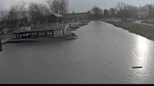 Baťův kanál - Přístav Veselí nad Moravou na Baťově kanále - 20.2.2026 v 08:45