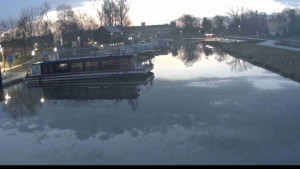 Baťův kanál - Přístav Veselí nad Moravou na Baťově kanále - 12.3.2026 v 05:45