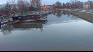 Baťův kanál - Přístav Veselí nad Moravou na Baťově kanále - 16.3.2026 v 17:45 Baťův kanál - Přístav Veselí nad Moravou na Baťově kanále - 16.3.2026 v 17:45