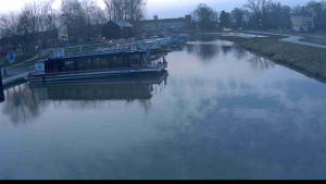 Baťův kanál - Přístav Veselí nad Moravou na Baťově kanále - 18.3.2026 v 05:45