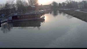 Baťův kanál - Přístav Veselí nad Moravou na Baťově kanále - 18.3.2026 v 06:45